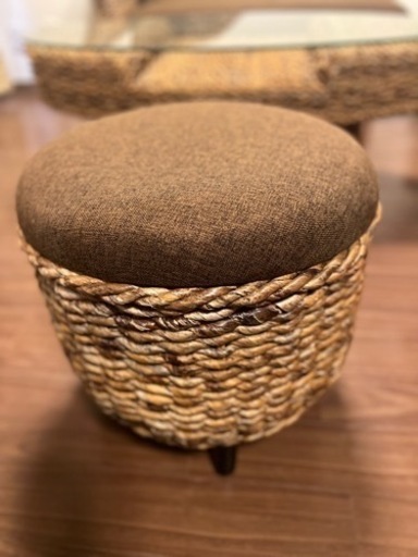 美品！希少！おしゃれなアジアンソファーとスツール