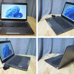 タッチパネル/Win11/東芝dynabook R63/P Core i5-5300U/2.30GHz 8GB/128G/13.3インチ画面/ カメラ/office2021ProPlus/傷汚れ有り