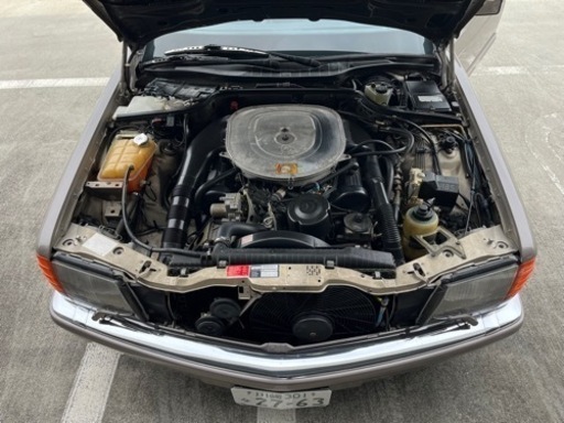 メルセデス―ベンツ-560SECテスト済みエンジン販売―インジェクション付き