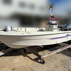 ヤマハの１７ｆｔボートです！船検受けたて 夜間航行OK すぐ乗れます