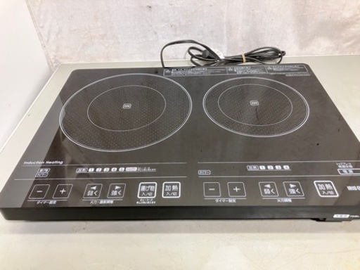 アイリスオーヤマIHクッキングヒーターコンロ(2口)