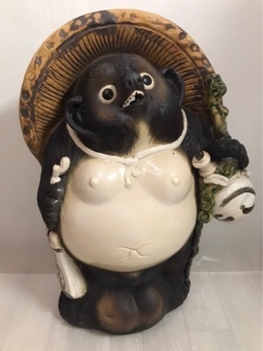 【約64cm】信楽焼 たぬき 開運 縁起物