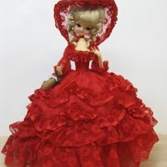 リボン SKIYO DOLL スキヨドール フランス人形 赤 当...