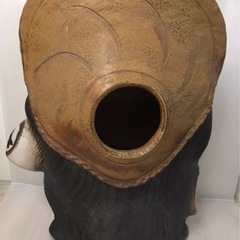 【約80.5cm】信楽焼 たぬき 開運 縁起物の画像