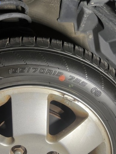ダンロップ　タイヤほぼ新品　155/70/13   1万円‼️