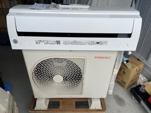 長期保証付き　TOSHIBA 6畳用　2.2kwエアコン　RAS-J221M(W) 2022年製