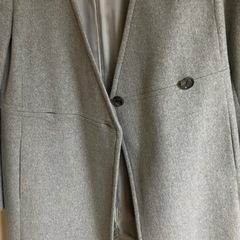 Theory luxe レディースノーカラーロングコートの画像