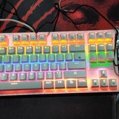 新品　3in1 ゲーミング メカニカルキーボードK2+マウス+マ...