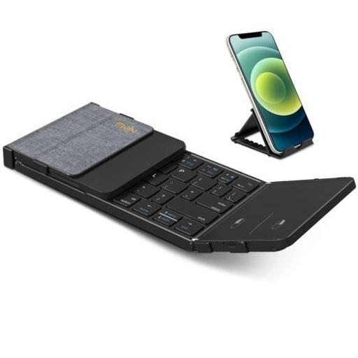ワイヤレス キーボードBluetooth 折り畳み  3つデバイス同時切替可能