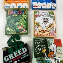 決まりました！英語がわかるかたのカードゲーム6種
