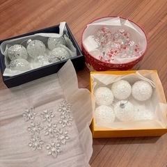 【お渡し予定者決定しました】オーナメントセット