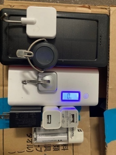 大容量モバイルバッテリー　電源各種