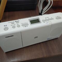 東芝 お洒落な薄型 CDコンポ ラジオ  ラジカセ 代わりにの画像