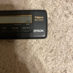 EPSON　TRAN　PRO-1000　光学読取装置　翻訳機　の画像