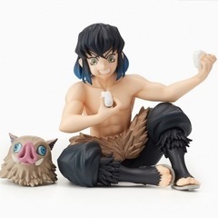 👹鬼滅の刃👹❤️ プレミアムちょこのせフィギュア　【嘴平伊之助】