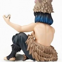 👹鬼滅の刃👹❤️ プレミアムちょこのせフィギュア　【嘴平伊之助】の画像