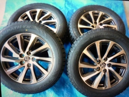 【決まりました】アルファード30系新品スタッドレスタイヤ純正アルミホイール＆新品トランパスTX225/60-17スタッドレスタイヤセット