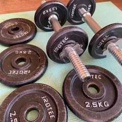 おまけつき　ダンベル　トレーニングの画像