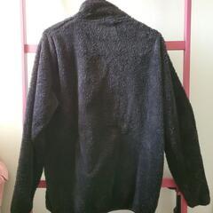 【新品同様】メンズ・ボアジャンパー/黒の画像