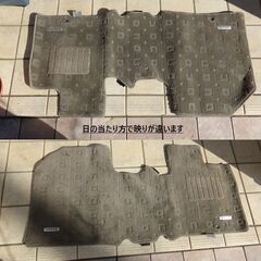 日産モコ MG22S　純正フロアマット　フロント　リア　トランクルームのセットの画像