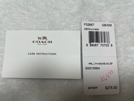 訳あり　coach 長財布