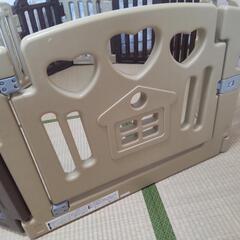 【※お取引中】ベビーサークル（落ち着いたカラータイプ）パネル11面の画像