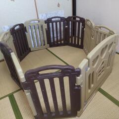 【※お取引中】ベビーサークル（落ち着いたカラータイプ）パネル11面