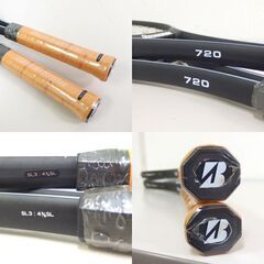 未使用保管品 BRIDGESTONE テニスラケット 720 2本セット ブラック 硬式 ブリヂストン 札幌市 屯田店の画像