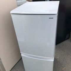 福岡市内配送無料　シャープ SHARP SJ-D14D-S [冷蔵庫 (137L・つけかえどっちもドア) 2ドア シルバー]