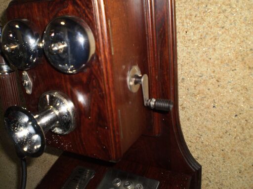 昭和レトロ復刻！木製公衆電話（クラシックピンクTEL）課金／非課金の