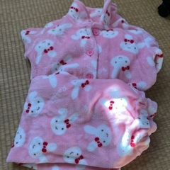 110 パジャマ　あったかベスト　ピンク