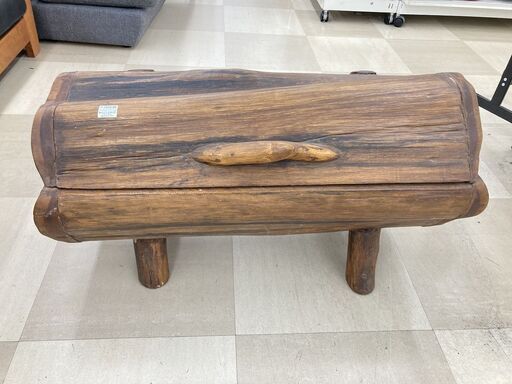 丸太キャビネットロータイプ