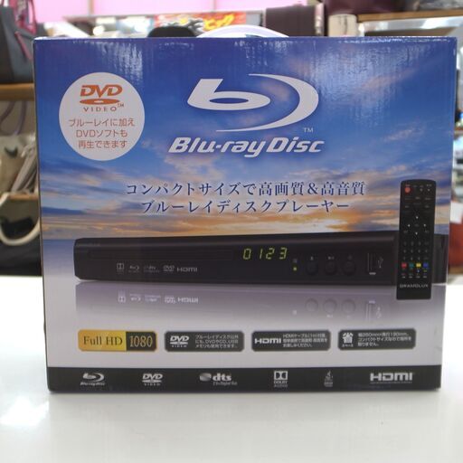 [未使用品]ブルーレイディスクプレーヤー GRAMO-BD01【モノ市場知立店】147