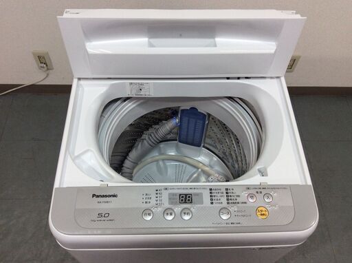 (4/4受渡済)JT7903【Panasonic/パナソニック 5.0㎏洗濯機】美品 2018年製 NA-F50B11 家電 洗濯 簡