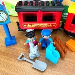 レゴ　LEGOデュプロ キミが車掌さん! おしてGO機関車デラックス10874  全パーツありの画像