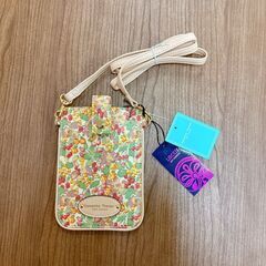 サマンサタバサ　リバティ　新品　花柄　パスケース　ショルダー　カ...