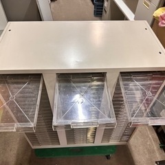 レターケース　A4 サイズ幅900 奥450 高さ1070mm クリヤケース　ルーミーケースの画像