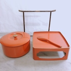 お櫃 しゃもじ 飯器 昭和レトロ 4点セットの画像