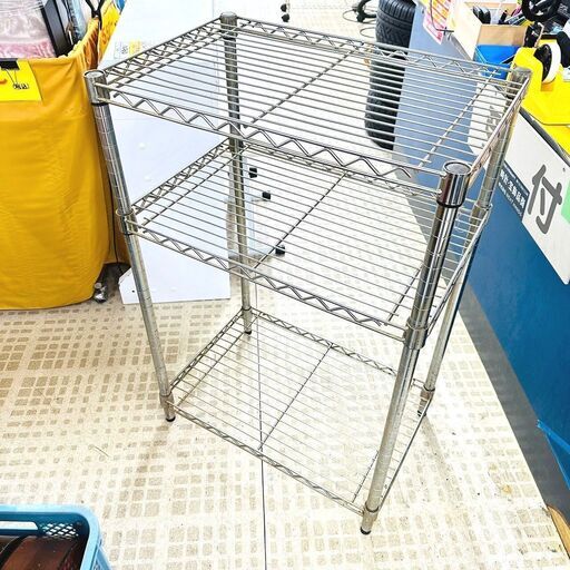 2/22【家具・家電複数購入で割引可】家具 メタルラック 3段 スチール 収納