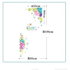 ウォールステッカー ドア1枚分 剥がせるシール 壁紙シール 模様替えの画像