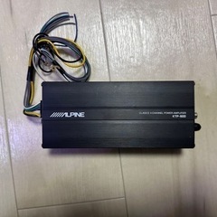 アルパイン　４チャンネルアンプ　KTP-600