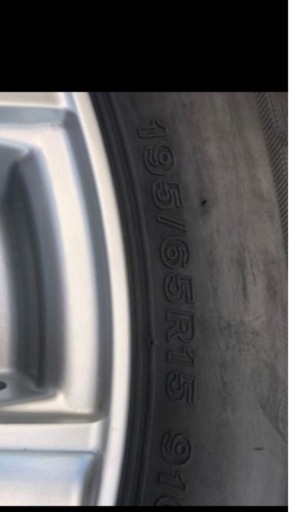 スタッドレスタイヤ 4本 アルミホイール付 195/65R15