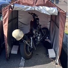 バイク、自転車小屋