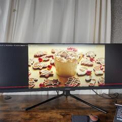 【値下げしました】超ワイドモニター　美品　INNOCN 43.8インチ モニター, 3840*1080 ウルトラワイド pc モニター ワイドモニターの画像