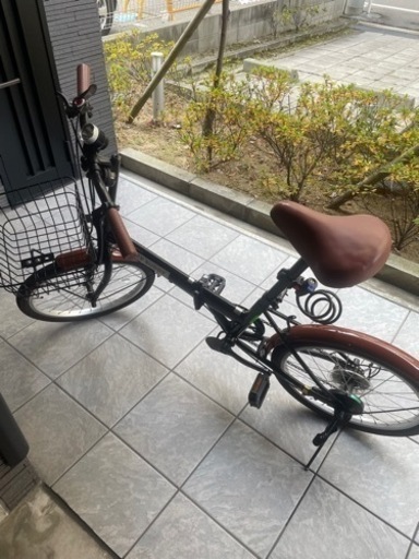 【美品】20インチ 折りたたみ自転車 シマノ 6段変速