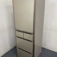 HITACHI/日立 5ドア冷凍冷蔵庫 自動製氷 真空チルド 415L R-S4200F(XN) クリスタルシャンパン 2015年製 中古家電 店頭引取歓迎 R7802