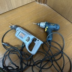 電気ドリル&インパクトドライバーの画像