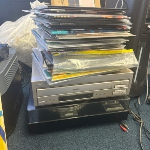 レコードプレーヤー　レーザーディスク　CDプレイヤー一式
