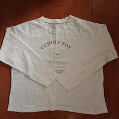 【中古】ハニーズ くま 長袖Tシャツ ロンT 差し上げます