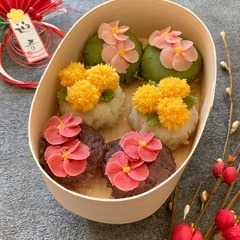 【ネオ和菓子体験】あんこのお花「新春 華おはぎ」レッスンの画像